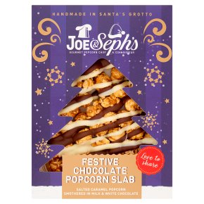 Joe & Seph's Festive Milk Chocolate Popcorn Slab