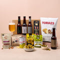 Hawkstone beer hamper with crisps, nuts, pork crackling and snacks